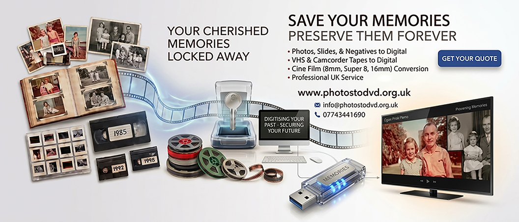 Save Your Memories - Media Digitisation & Enhancement Services